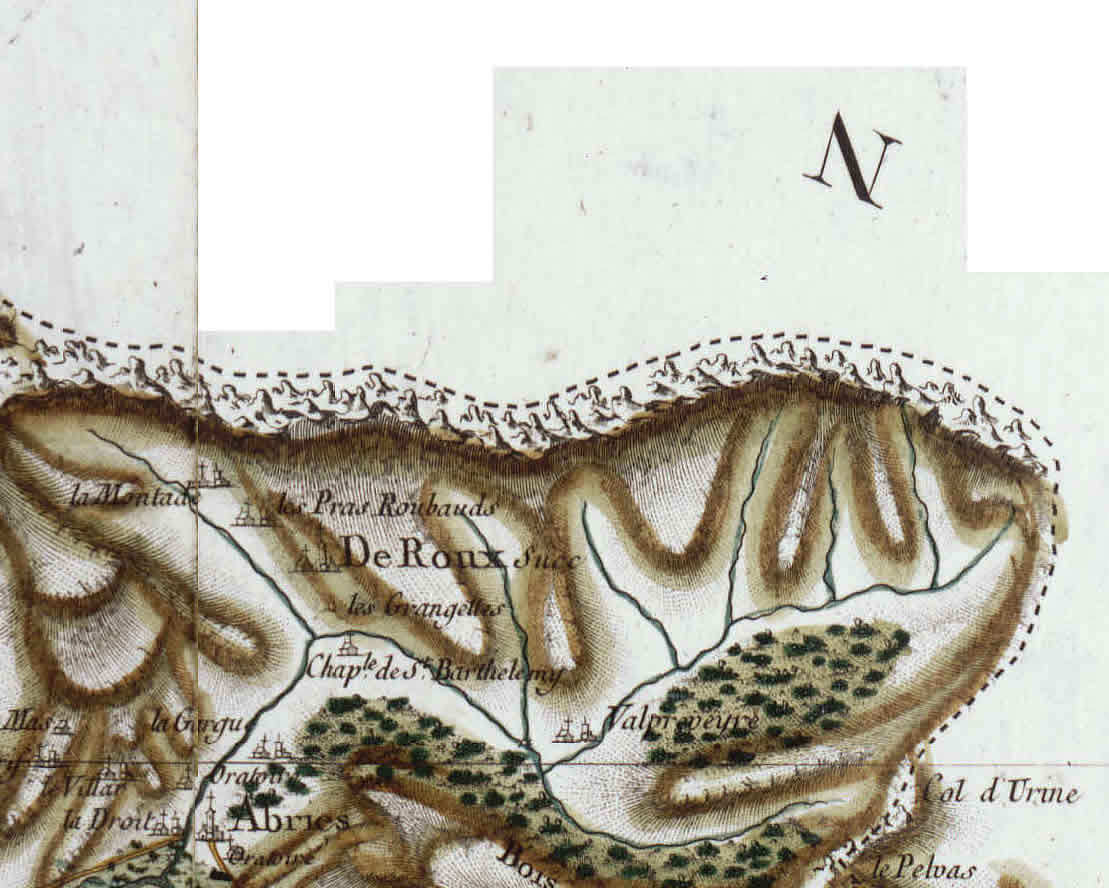Carte de Cassini 1777 (BNF/Gallica)