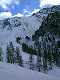  La descente de la pointe des Marcelettes 500 m de dénivelé en bonne neige. Quand il y en a. (c) Christophe ANTOINE
300*400 pixels (19660 octets)(i574)