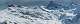  panorama depuis le Queyron sur le fond de vallée de St Véran. De gauche à droite : le Rocca Bianca, le col Blanchet, la Tête des Toillies puis le col de la Noire. (c) Christophe ANTOINE
1000*310 pixels (47515 octets)(i4260)