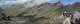  Le vallon de Soustre depuis le col de la Losetta.  A droite le col de Soustre. (c) Christophe ANTOINE
1000*304 pixels (42076 octets)(i3675)