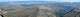 Panorama général nord ouest depuis le sommet du Viso. A droite la vallée du Haut Guil entre le Pic Traverse à droite et le Mont Aiguillette à gauche Un peu plus loin on distingue les deux petites tête du Pic d'Asti et du Pain de sucre.
2500*539 pixels (257588 octets)(i4491)