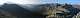  Panorama général au petit matin de la vallée de Chianale en Italie depuis le pic de Caramantran. Au fond a gauche le Viso. Au droite le Rocca Bianca en premier plan . Le lac De Ponte Chianale au centre. (c) Christophe ANTOINE
1300*303 pixels (39175 octets)(i1911)