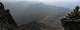  vue Est Juste avant le sommet du pic de Rochebrune. . En premier plan le petit Rochebrune puis plus loin le Grand Glaiza. (c) Christophe ANTOINE
800*306 pixels (16793 octets)(i1956)