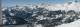 panorama Nord Ouest depuis la Gardiole de l'Alp. A droite le pic de Rochebrune (c) Christophe Antoine
1400*481 pixels (123802 octets)(i6248)