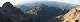   Panorama sud dans la Montée au Viso. On distingue le pas de la Sagnette en bas. (c) Christophe ANTOINE
1200*330 pixels (39148 octets)(i4648)